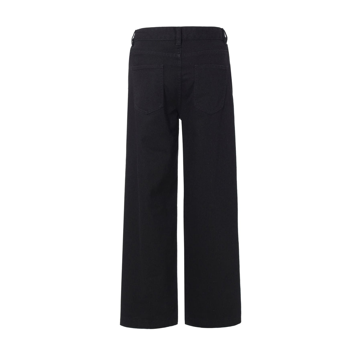 Solid Color Casual Pleated Trousers-INNBLAC Fashion Apparel