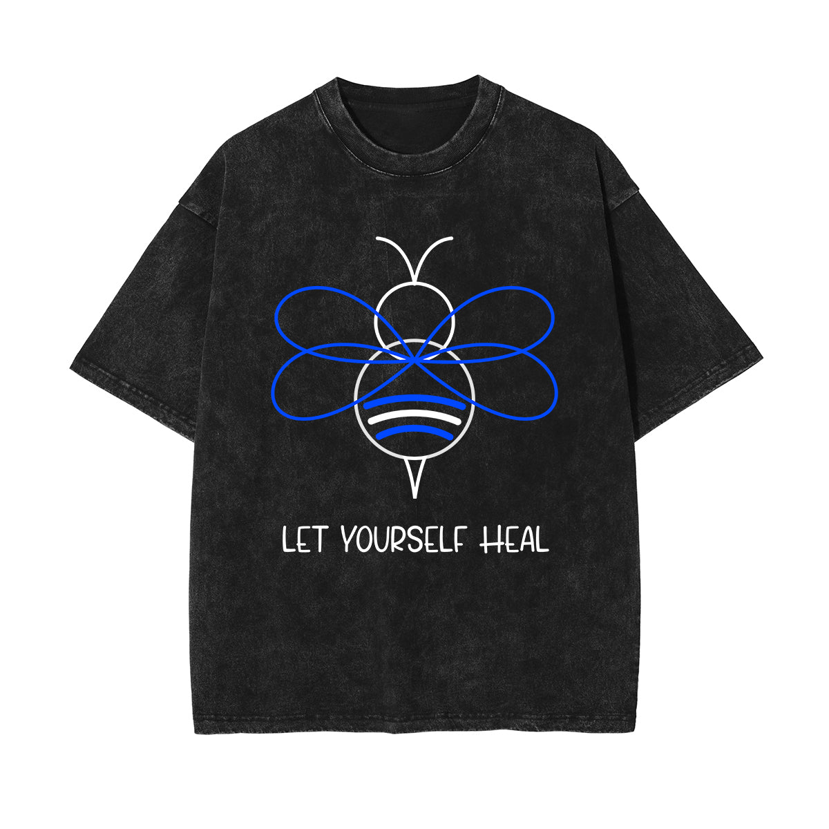 Let Yourself Heal Bee Graphic Tee-INNBLAC Fashion Apparel