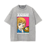 Just A Girl Who Loves Anime Graphic Tee-INNBLAC Fashion Apparel