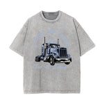 I Drop Big Loads Stone Wash Graphic Tee-INNBLAC Fashion Apparel