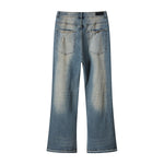 Washed Baggy Bootcut Jeans-INNBLAC Fashion Apparel