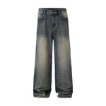 Straight Leg Casual Denim Pants-INNBLAC Fashion Apparel