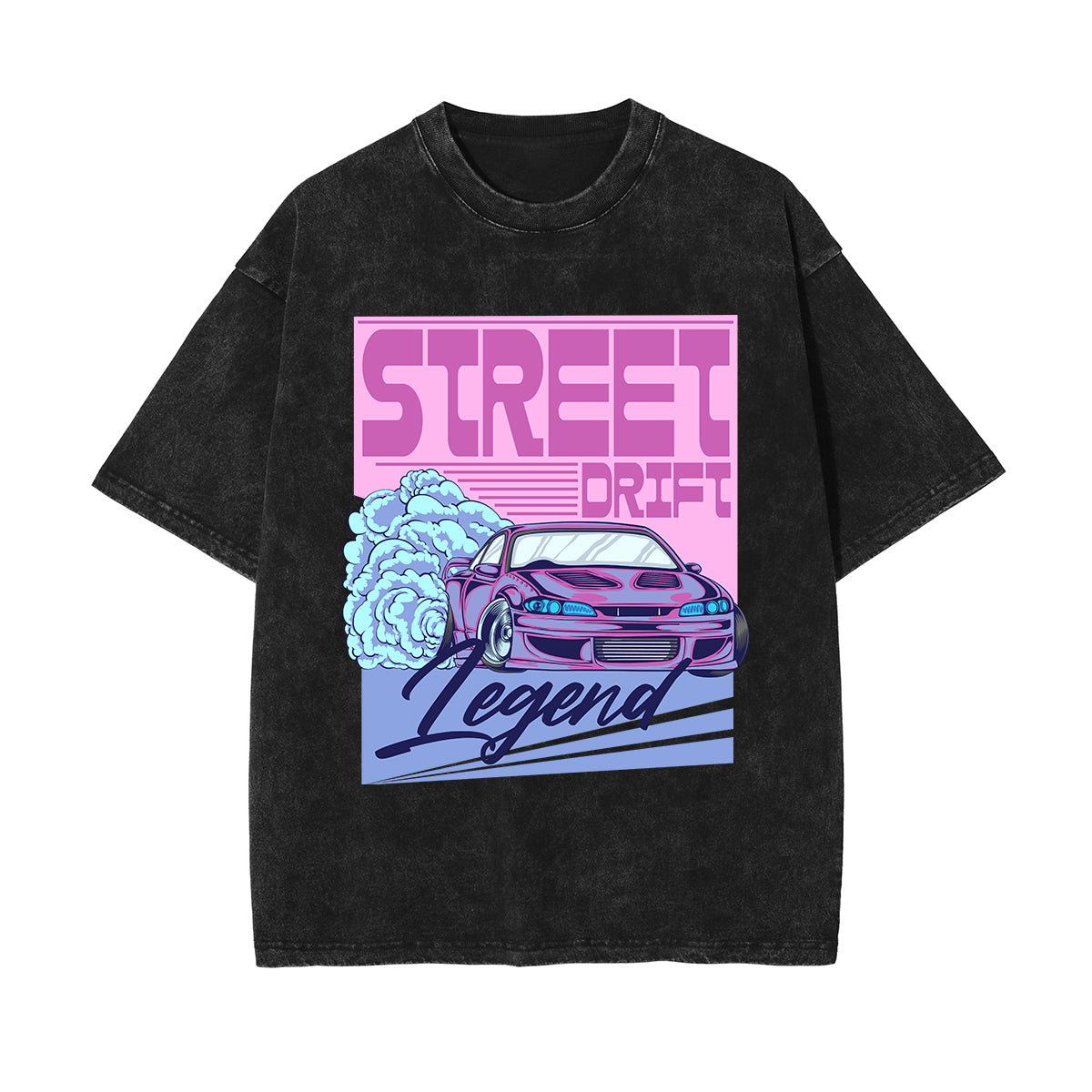 Street Drift Car Drift Graphic Tee-INNBLAC Fashion Apparel