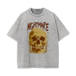 Nightmare Streetwear Stone Wash Graphic Tee-INNBLAC Fashion Apparel