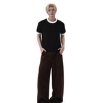 Crew Neck Boxy Fit Ringer Tee 220gsm