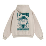 Esport Gaming Graphic Double Slider Zip Hoodie-INNBLAC Fashion Apparel