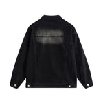 Stand-collar Washed Vintage Loose Denim Jacket