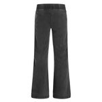 Washed Vintage Patchwork Flared Relaxed Straight-Leg Jeans