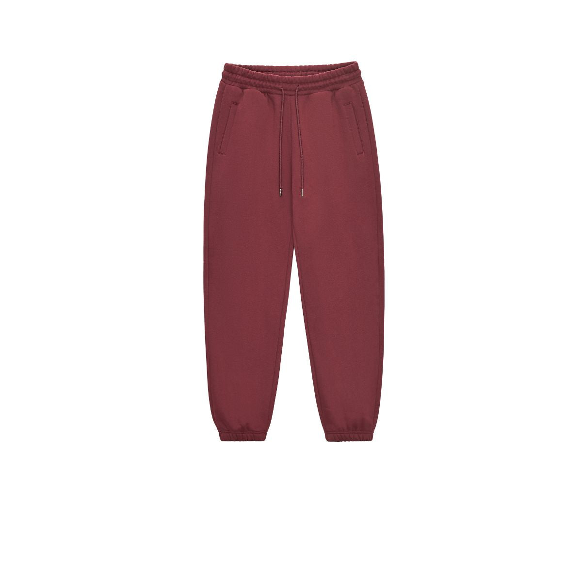 Solid Color Relaxed Thick Joggers-INNBLAC Fashion Apparel