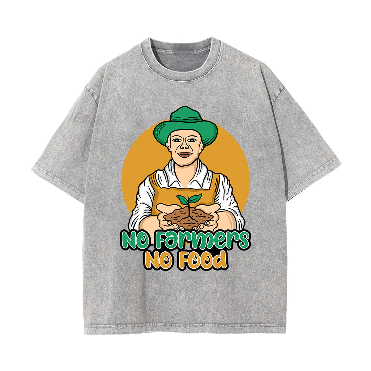 No Farmers No Food Graphic Tee-INNBLAC Fashion Apparel