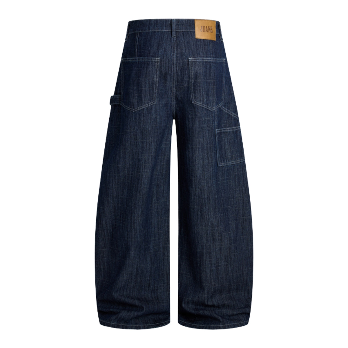 Vintage Slub Carpenter Baggy Denim Pants