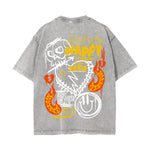 Happy Or Sad Graffiti Style Graphic Tee-INNBLAC Fashion Apparel