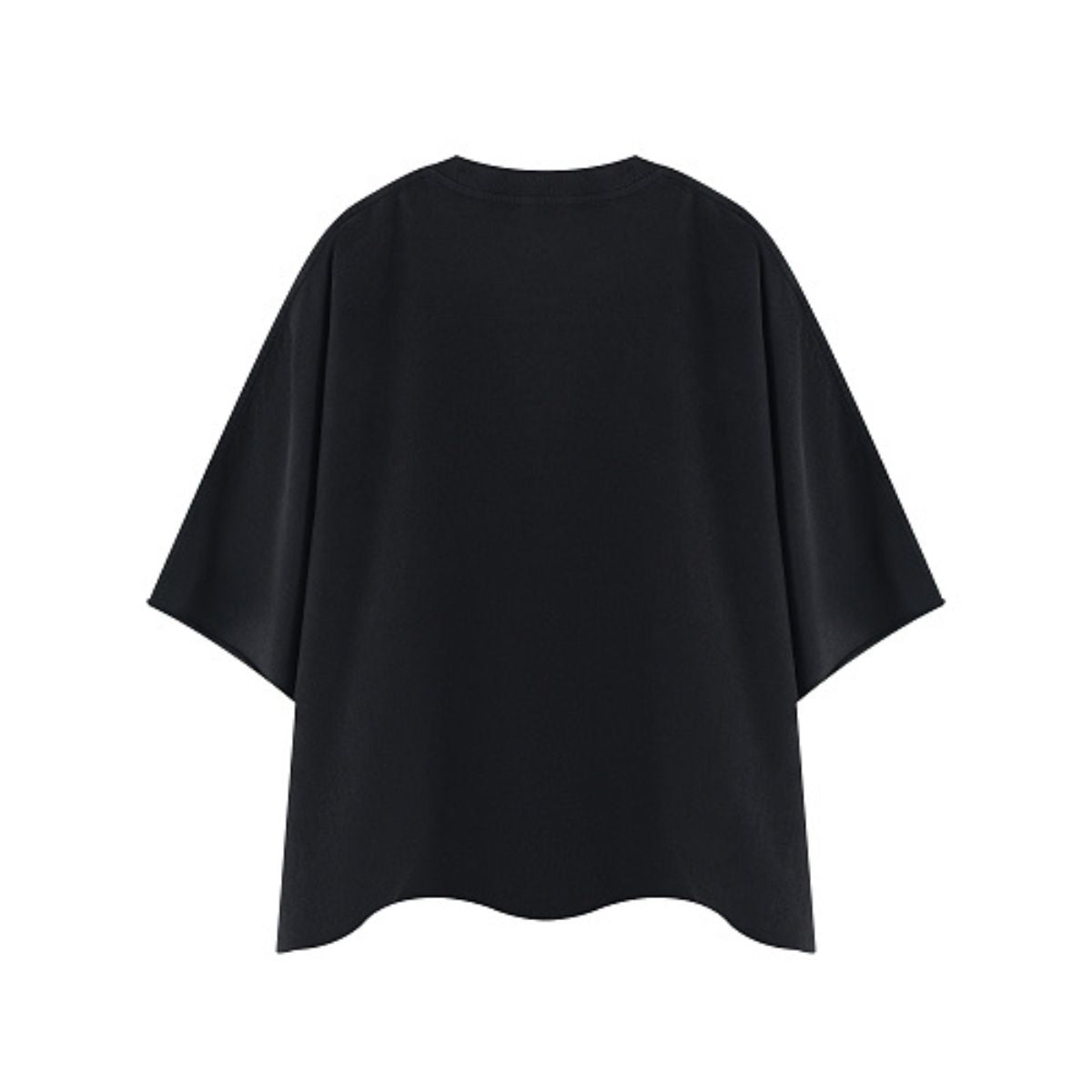 Washed Boxy Cropped Raglan Tee