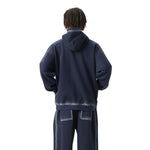 Heavyweight Spray-Bleach Wash Fleece Hoodie