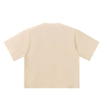 Mock Neck Oversized Vintage Tee