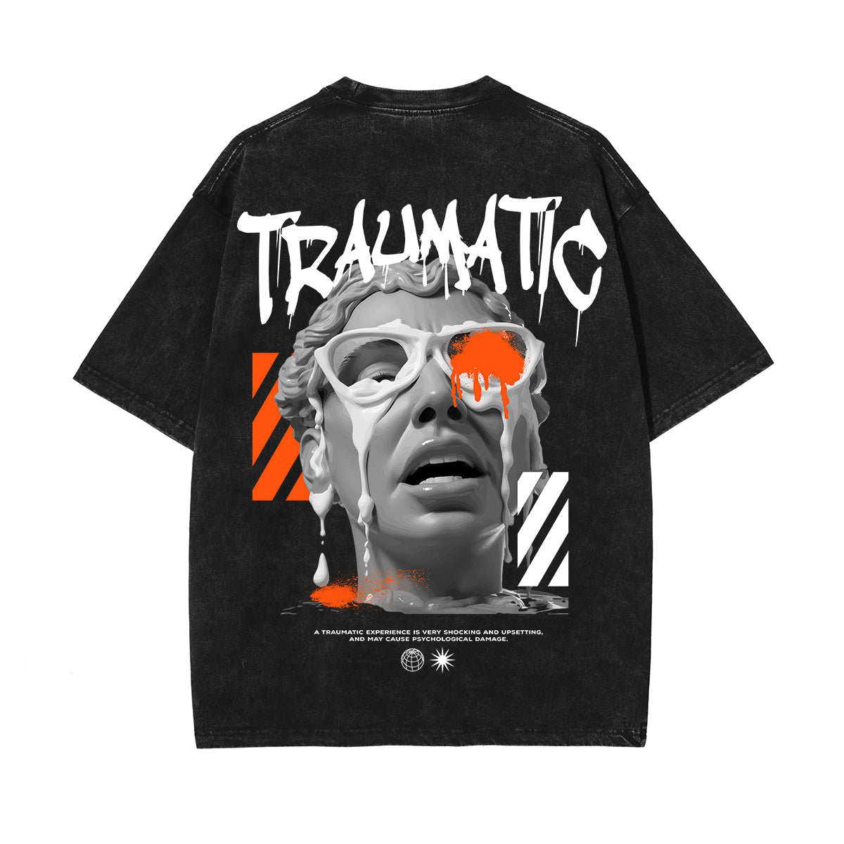 Traumatic Urban Streetwear Graphic Tee-INNBLAC Fashion Apparel