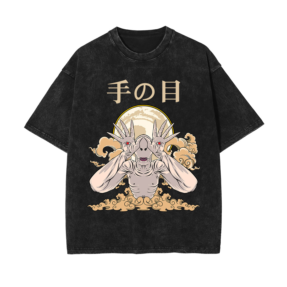 Japanese Kanji Creature Graphic Tee-INNBLAC Fashion Apparel