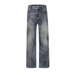 Ink Splatter Whiskers Bootcut Jeans-INNBLAC Fashion Apparel