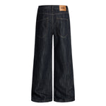 Classic Dark Wash High Waist Wide Leg Jeans