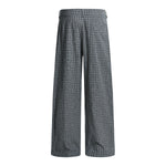 Plaid Wide-Leg Relaxed Baggy Unisex Casual Trousers