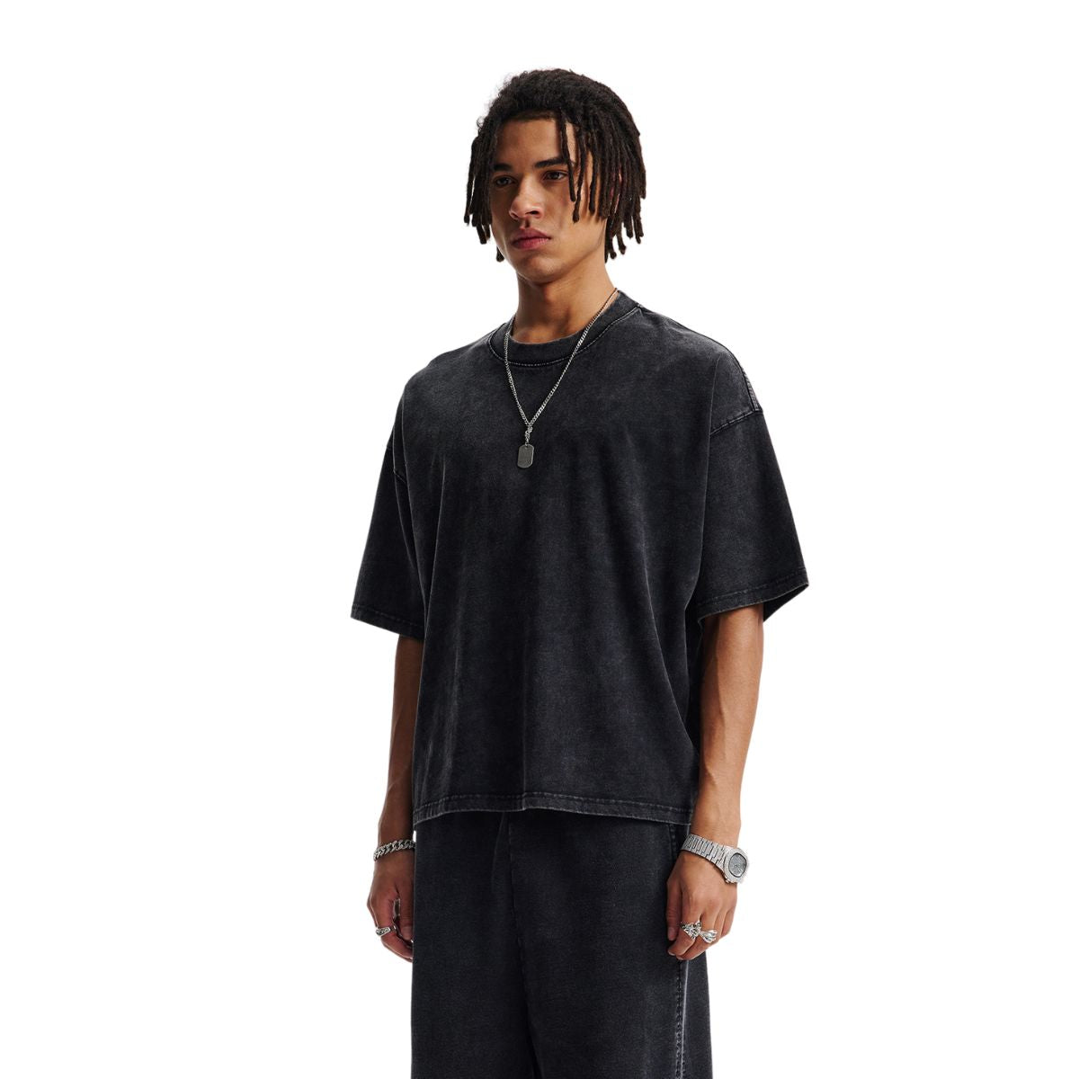 Vintage Washed Boxy Heavyweight Tee 275gsm