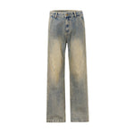 Mud Wash Baggy Seam jeans-INNBLAC Fashion Apparel