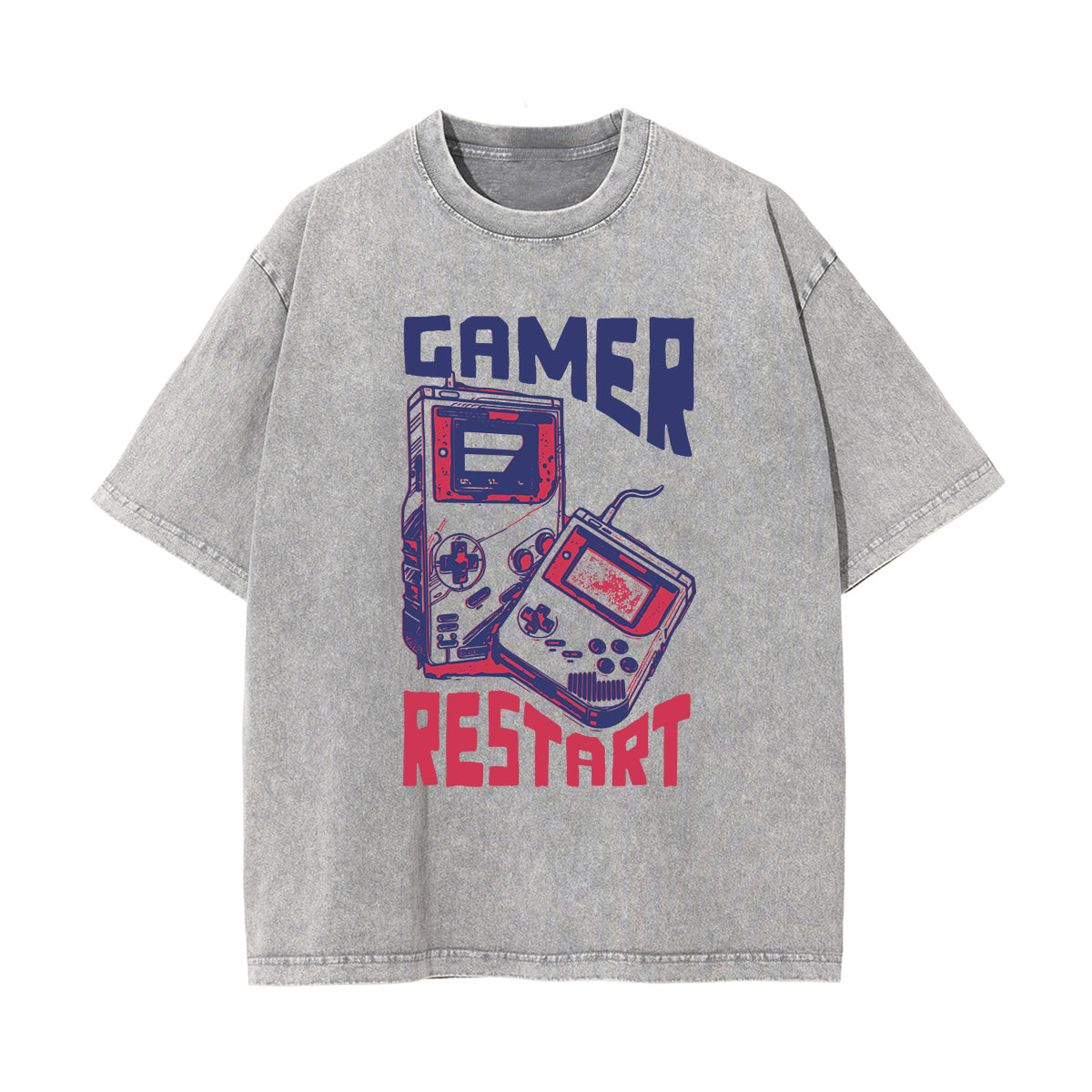 Gamer Restart Gaming Graphic Tee-INNBLAC Fashion Apparel