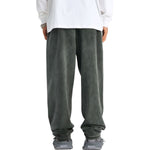 Acid Wash Straight Leg Joggers-INNBLAC Fashion Apparel