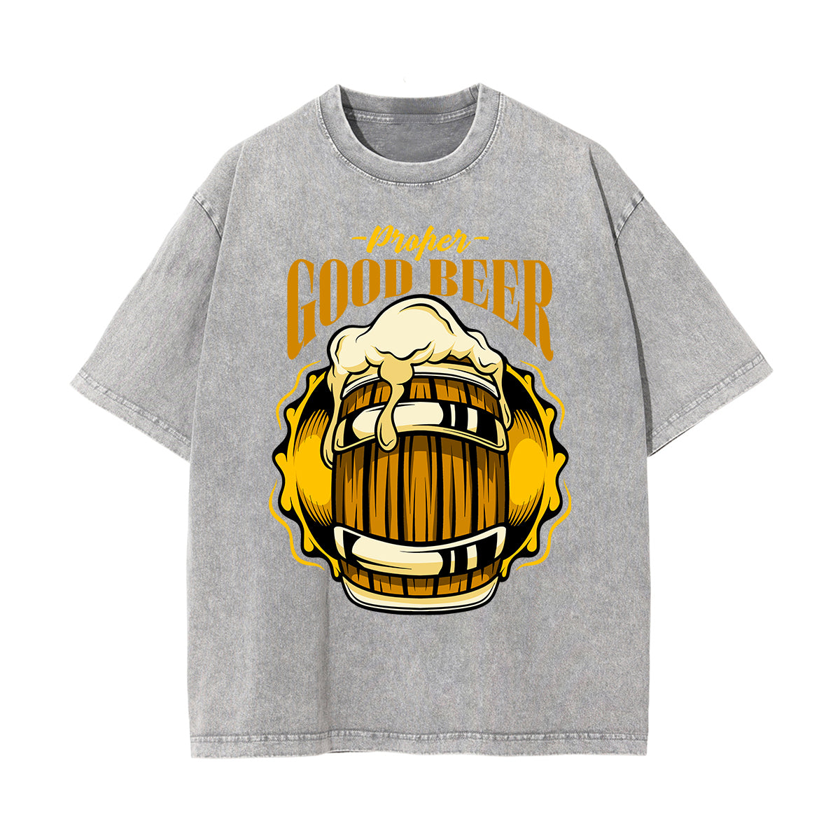 Proper Good Beer Graphic Tee-INNBLAC Fashion Apparel