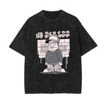 No Stress Street Culture Graphic Tee-INNBLAC Fashion Apparel