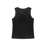 Women's Washed Faded Sleeveless Tee 315gsm