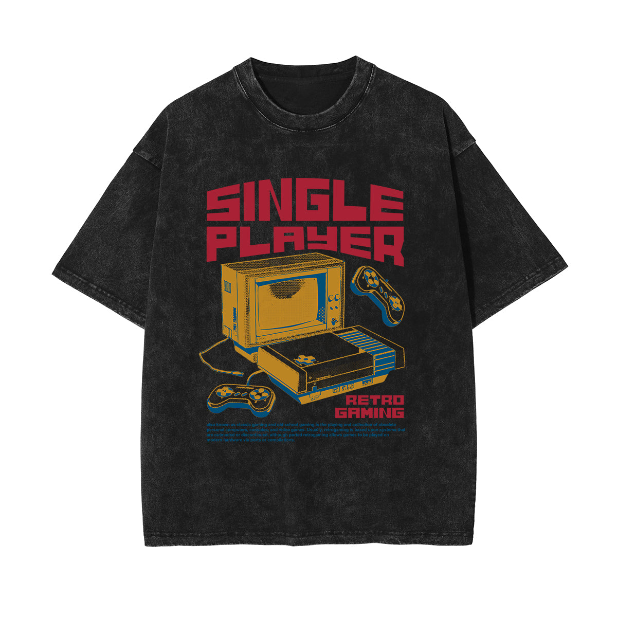 Single Player Gaming Graphic Tee-INNBLAC Fashion Apparel