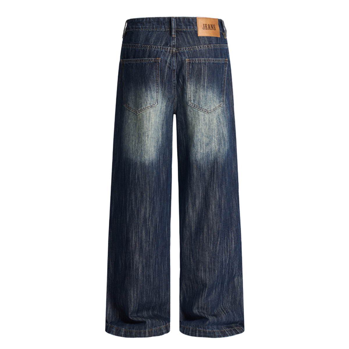 Vintage Wash High Waist Loose Wide Leg Jeans