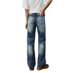 Vintage Embroidered Bootcut Denim Jeans
