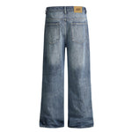 Vintage Washed High Waist Boyfriend Loose Jeans