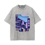 Japanese Kanji Graphic Washed Tee-INNBLAC Fashion Apparel