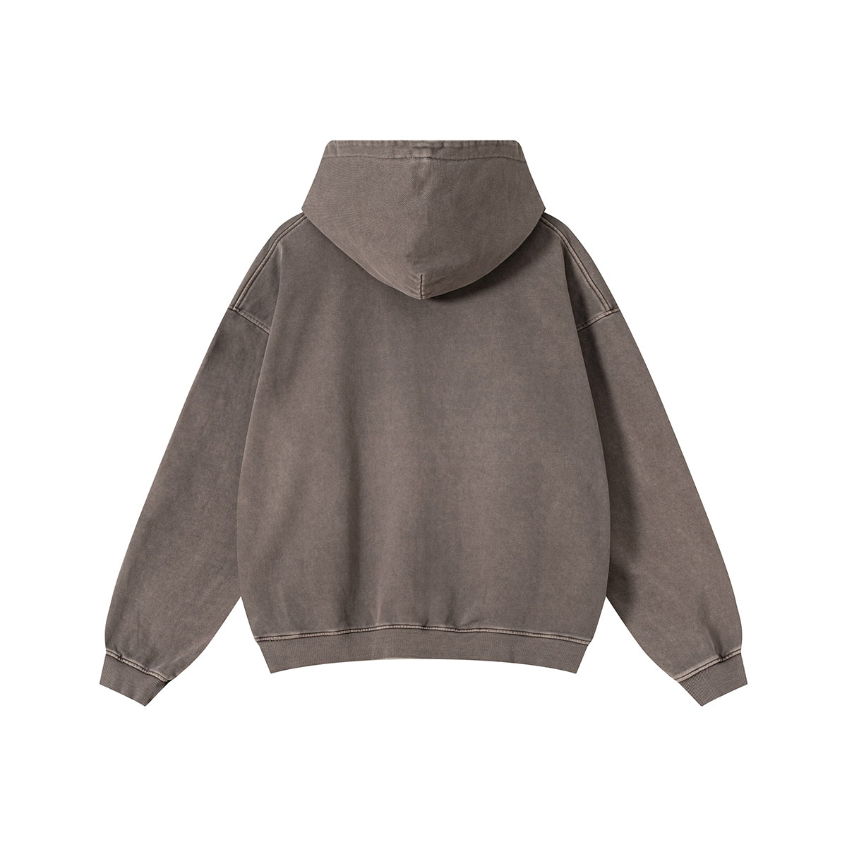 Heavyweight Washed Cotton Kangaroo Pocket Hoodie