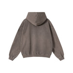 Heavyweight Washed Cotton Kangaroo Pocket Hoodie