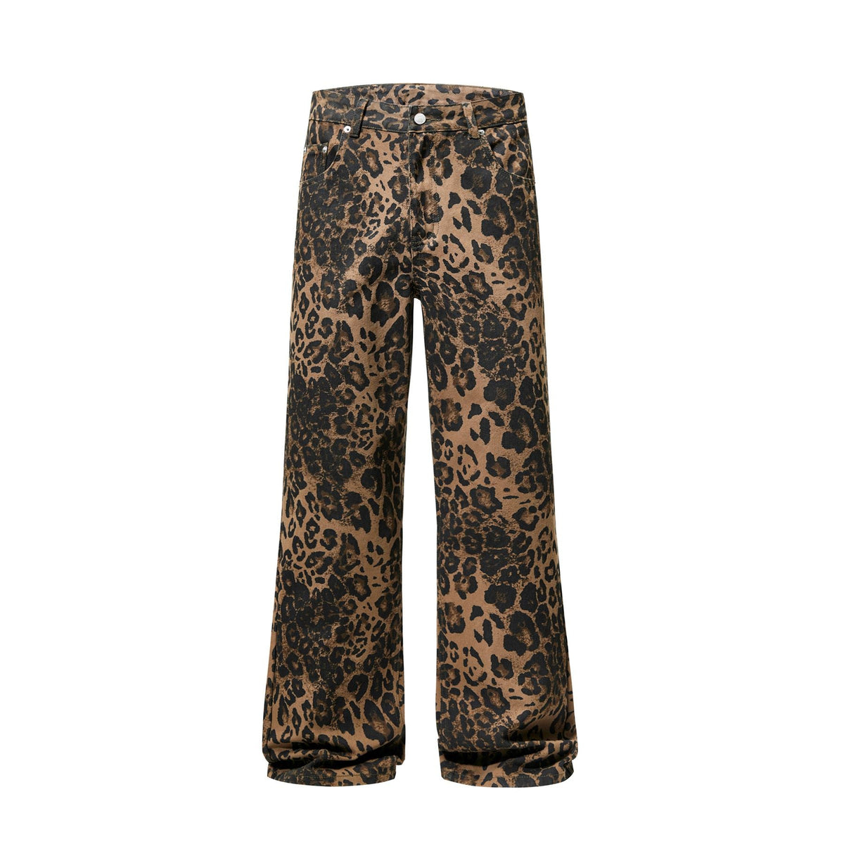 Leopard Full Length Jeans-INNBLAC Fashion Apparel