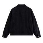 Unisex Loose Retro Workwear Washed Denim Jacket