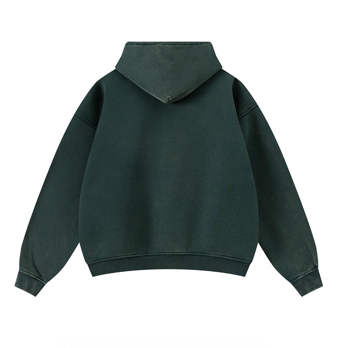 Soft Cotton Fleece Front Pocket Pullover Hoodie