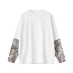 Branch Camouflage Sleeve Fleece Sweatshirt