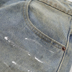 Ink Splash Vintage Wash Bermuda Shorts