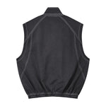 Lightweight Mesh Stand Collar Zip Vest