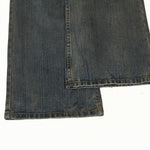 Wrinkle Wash Vintage Straight Jeans