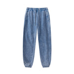 Men's Washed Faded Relaxed Joggers-INNBLAC Fashion Apparel