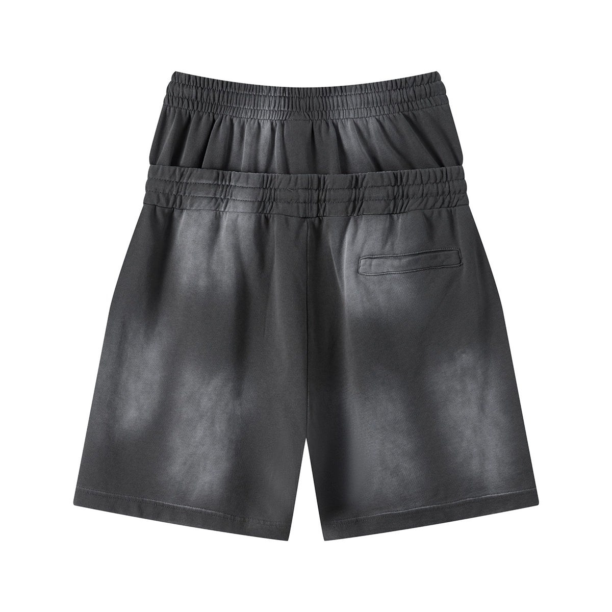 Casual Drawstring Double Waistband Shorts