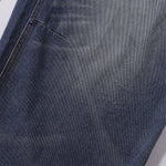 Front Pocket Embroidered Washed Wide Leg Jeans