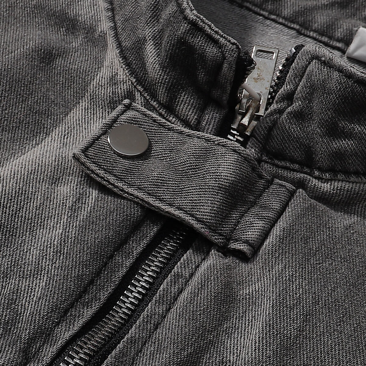 Streetwear Vintage Wash Denim Jacket