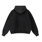 Soft Cotton Fleece Front Pocket Pullover Hoodie